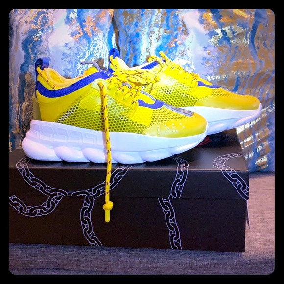 BNIB Versace Chain Reaction Sneakers - Picture 1 of 8